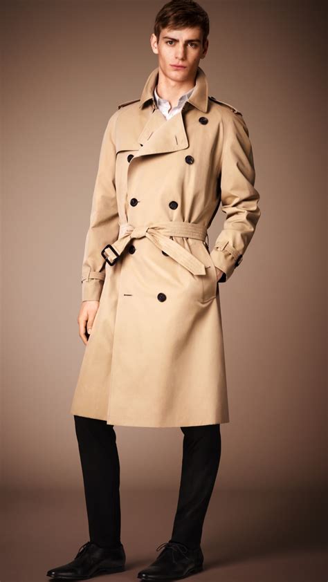 burberry trench man in city|Burberry men's overcoat.